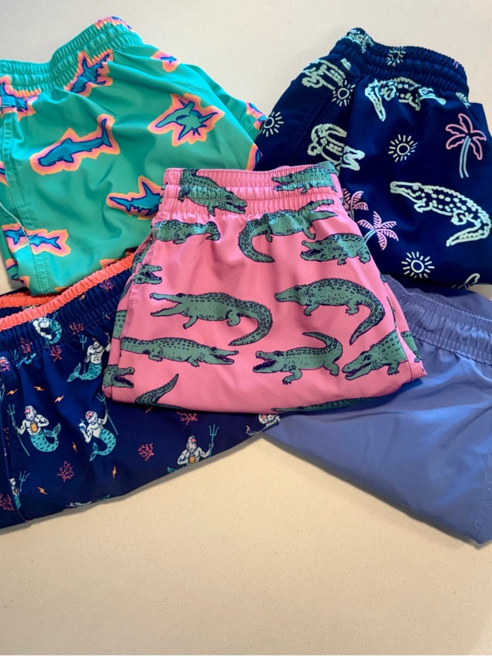 Chubbies swim trunks 
5.5 “ seam 
All in good condition 

All 5 for $80